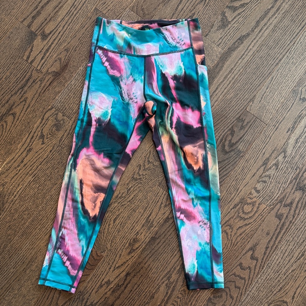 Colorful Tie-Dye women’s yoga athletic Leggings